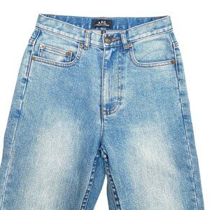 APC  Standard A Franges light wash denim jeans